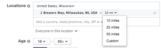 Facebook Location Targeting Address