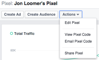 New Facebook Ads Manager Pixels Actions