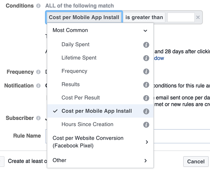 Facebook Ads Automated Rules