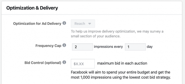 Facebook Ads Reach Optimization