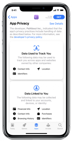 ios14 App Privacy